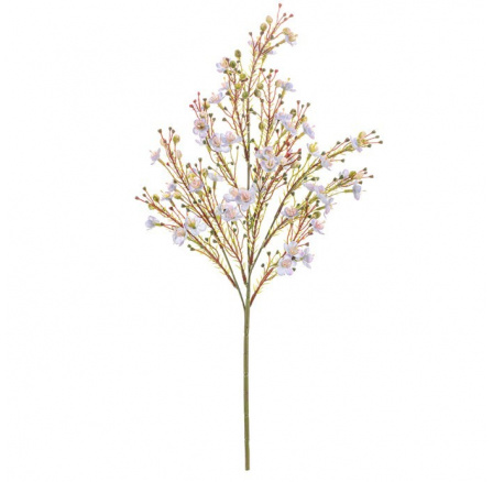 Wax - umělá řezaná květina, barva světle modrá