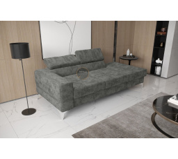 Sofa TOSCANIA II lenoška 205 cm - šedá, pravá strana