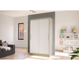 Skříň Kosta I 100 - dub sonoma/bílá