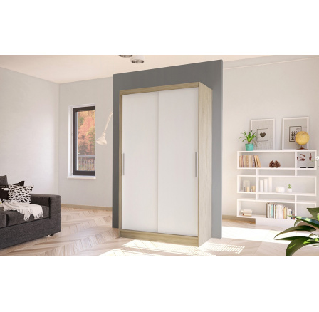 Skříň Kosta I 100 - dub sonoma/bílá Skříň Kosta I 100 - dub sonoma/bílá