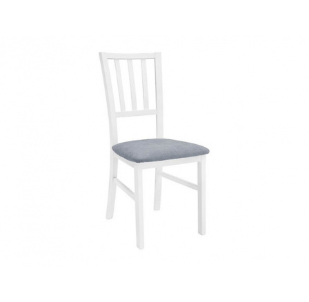 Jídelní židle MARYNARZ PIONOWY 2 bílá teplá /Adel 6 grey