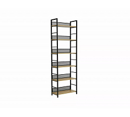 Regál RAW R6, Dub/Černý