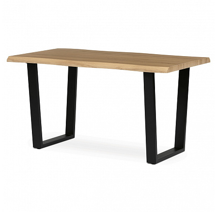 Jídelní stůl 140x80cm, mdf, divoký dub, HT-F4214 OAK