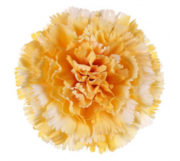 Karafiát - umělý květ, žlutý, cena za balení (12 ks)