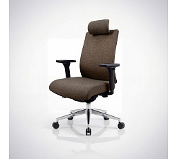 Ergonomická kancelářská židle hnědá VECTOT