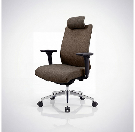 Ergonomická kancelářská židle hnědá VECTOT Ergonomická kancelářská židle hnědá VECTOT