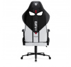 Textilní herní křeslo Player 2.0 King Size, černo-bílé