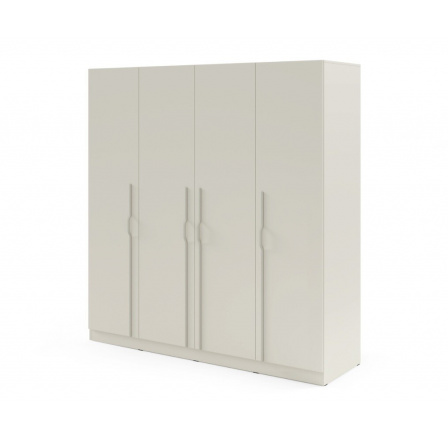 Skříň BRAGA 1 s kovovými madly a šuplíky Kašmír