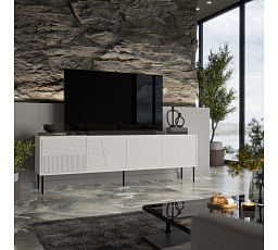 TV komoda ABI 200 4D, bílá