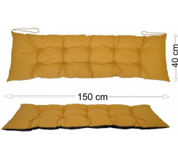 Podsedák 150x40 žlutý melír