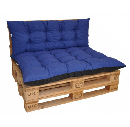 Polstry na paletový nábytek sada Basic - látka modrý melír Polstry na paletový nábytek sada Basic - látka modrý melír