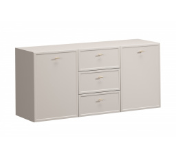 LORINI KOMODA 150 2D3SZ - kašmír / zlatá T-bar / závěsná