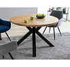 Jídelní stůl RITMO, dub/černá
