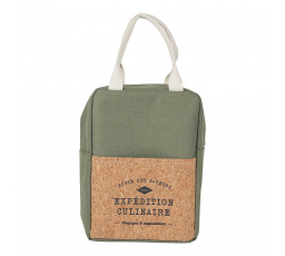 Taška na oběd Refreshing Cork 5l zelená