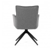 Jídelní židle, šedá, látka, DCH-P3170 GREY2