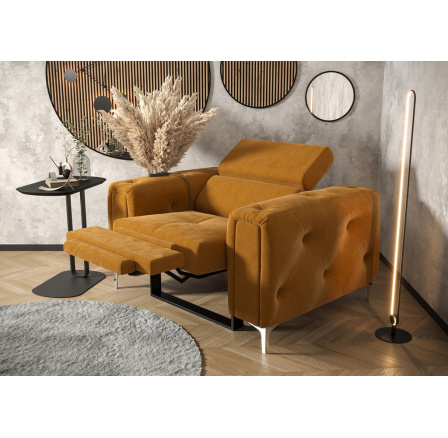 Křeslo ORION , relax 110 cm - oranžová Křeslo ORION , relax 110 cm - oranžová