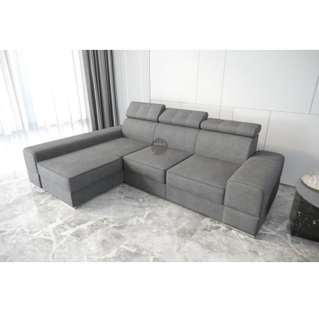 Rohová sedací souprava ROYAL 295×185 - šedá , levá Rohová sedací souprava ROYAL 295×185 - šedá , levá