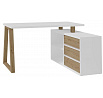 Rohový stůl IWO II Artisan+White