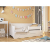 Postel s matrací NAOMI 160x80 Bílá+Bílá