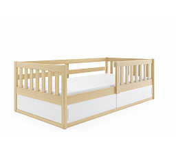 Dětská postel SMART bez matrace, Přírodní