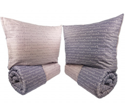 Francouzské povlečení Satén 240x200, 70x90cm Love