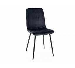 Jídelní židle ALAN VELVET, černý Bluvel 19/černý mat