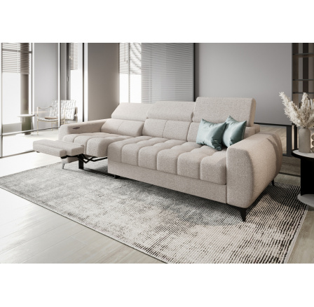 Sofa PORTO III , relax 263 cm - béžová, Levá strana Sofa PORTO III , relax 263 cm - béžová, Levá strana