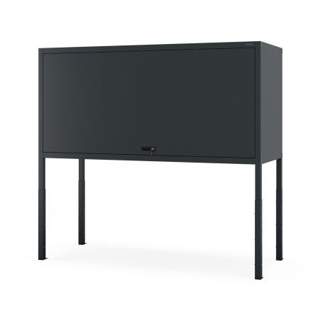 Garážová skříň RICHARD, 2250 x 2100 x 900 mm, antracitová