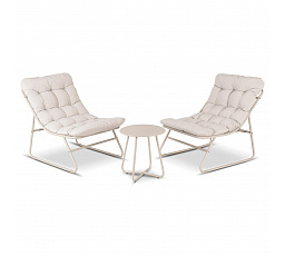 Sada Zahradního Nábytku NIKEA Béžová
