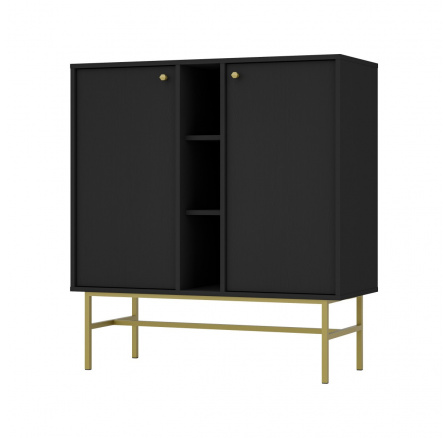 Komoda Tomila 822/3 černý grafit Komoda Tomila 822/3 černý grafit