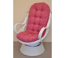 Polstr na křeslo Swivel malinový melír