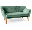 Pohovka KARO 2 VELVET, Zelený Bluvel 78/Buk