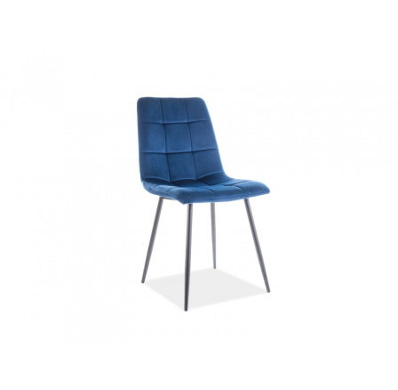 Jídelní židle MILA Velvet, modrý Bluvel 86