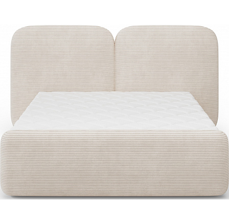 Bed Ollival 180x200 with metal frame and storage box, grey bouclé Jarell 18 160x200 1 Bed Ollival 180x200 with metal frame and storage box, grey bouclé Jarell 18 160x200 1