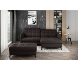 Rohová sedací souprava LORELLE + Taburet Mat Velvet 29 110x200 Pravý 1