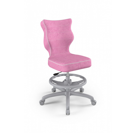 Židle kancelářská Petit, šedá Visto 08 velikost 5 WK+P