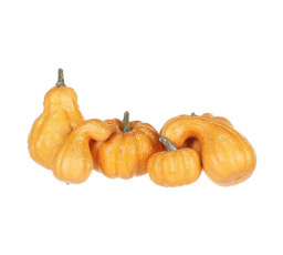 Dýně plastová - žlutá, různé tvary, cena za balení (6 ks)