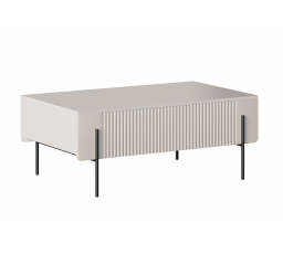 MALMI Konferenční stolek 100 2SZ - kašmír / černé nohy