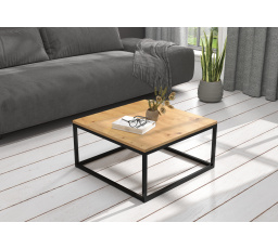 Konferenční stolek BELTEN 65x65 Black+Artisan
