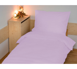 Povlečení francouzské bavlna UNI 220x220,70x90 světle fialové