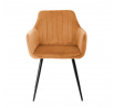 Židle ANDRE velur karamel 56x61x86 cm ALL 847313