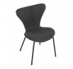 Jídelní židle, šedá, látka, CT-S8010 GREY2