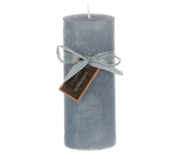 Svíčka, modrá barva. 367g vosku.