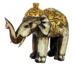 Slon antik - dřevořezba