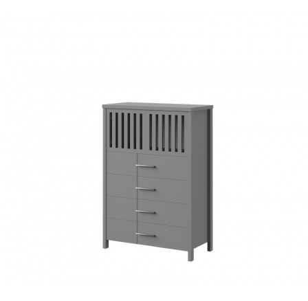 Komoda LAU2 "LAURA" - Barva Korpusu: borovice na antracit Komoda LAU2 "LAURA" - Barva Korpusu: borovice na antracit