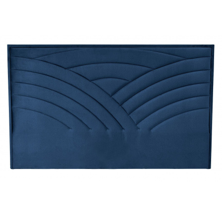 Postel MODULO W3 160 - Čelo postele, Tmavě Modrý Monolith 77