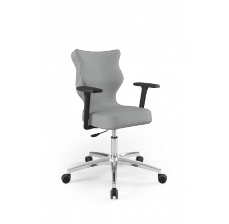 Křeslo kancelářské otočné  PERTO , Leštěný hliník Vega 33 velikost 6