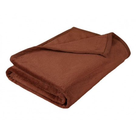 Deka micro dvojlůžko 200x230cm hnědá