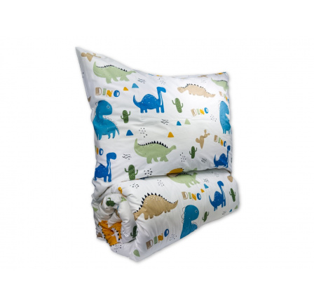 Bavlněné dětské povlečení 140x200, 70x90cm Dino