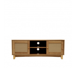 RTV skříň NOTTO s ratanem 120x40x45 cm ALL 849652